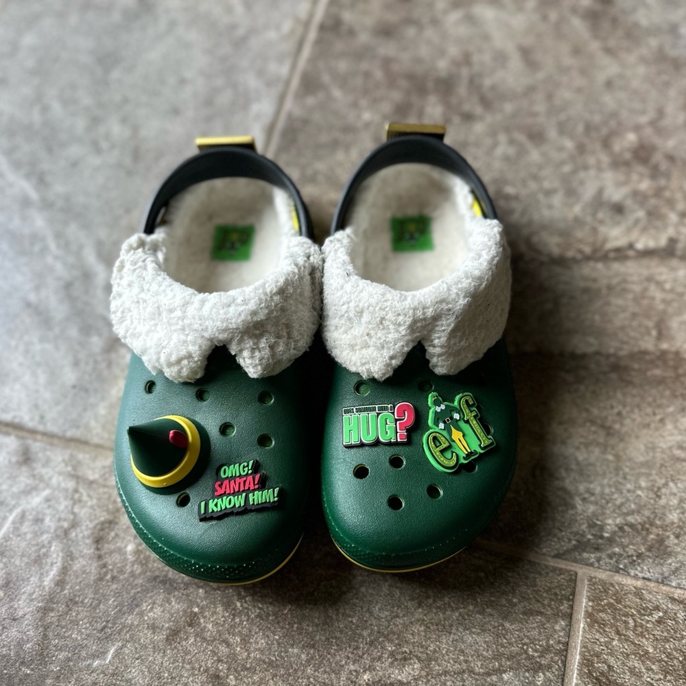 Buddy The Elf Kids Crocs